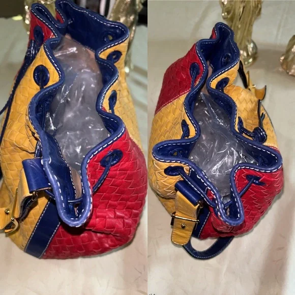 Bottega Veneta multicolour Woven Bucket Bag - Picture 17 of 17